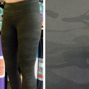 Lululemon Wren Camo Wunder Under Leggings - Luon